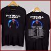 Pitbull I’m Back Nordamerika Tour 2026 Stadttermine Zweiseitiges T-Shirt