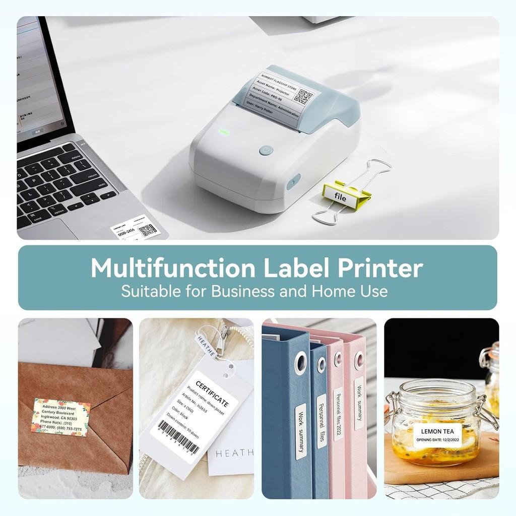 B1 2 Inch Portable Inkless Label Printer Office Business Bluetooth Auto Identification Label Maker
