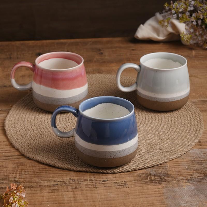 Nordic Kiln Change Glaze Mug Gradual Change Retro Household Ceramic Cup High Value Creative Ceramic Coffee Cup