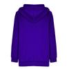 Women's Solid Color Hooded Sweatshirt Long Sleeve Coat Street Loose Zipper Hoodie Coat