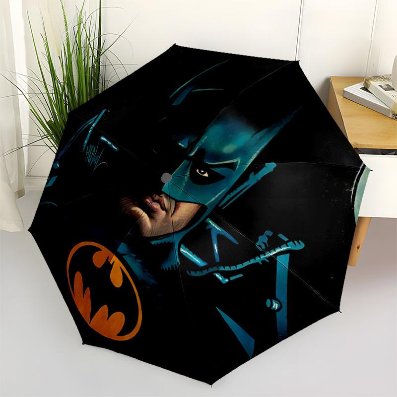 

1pc batman, superhero Umbrella - Automatic Open Compact Travel Umbrella with 24-Rib Durable Frame yy251021067