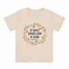 Pure cotton woUnisexs religious retro flower wreath Bible quote printed short sleeved Tshirt faith inspirational daily shirt