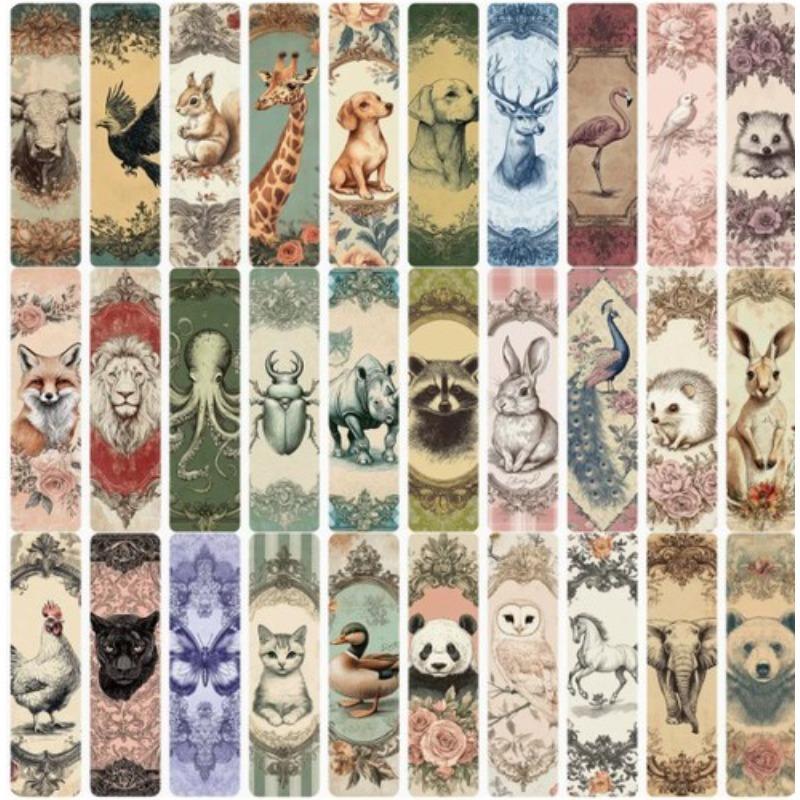 30 teile/satz Ins Landschaft Charakter Lesezeichen Kreative Handbuch DIY Abstrakte Papier Karten für Studenten Lehrer Tag Geschenk