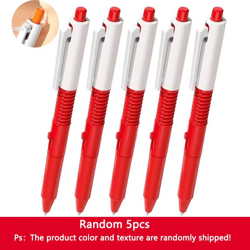 1/3/5Pcs Prank Ballpoint Pen Novelty Spoof Water Spray Function Signature Campus Writable Toys Gift Round Sensory Compression Bouncy Durable Elastic