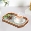 Glass Multipurpose Cup and Mugs Holder Platter Desk Organizer Fruit Snack Trays for Desk Bathroom Table Kitchen Parties