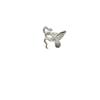 Gun Black 3D Snake Butterfly Spacer Beads for DIY Jewelry and Beaded Bracelets