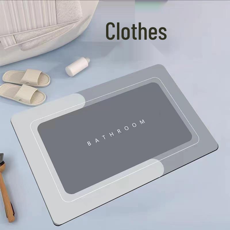 Diatomaceous Earth Quick-Dry Non-Slip Bathroom & Kitchen Mat Set