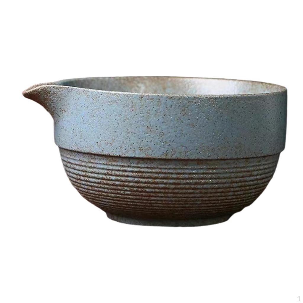 Bowl Handmade Ceramic Ceremony Japanese Tea Cup of Matcha Mix for Friends On The Beginner