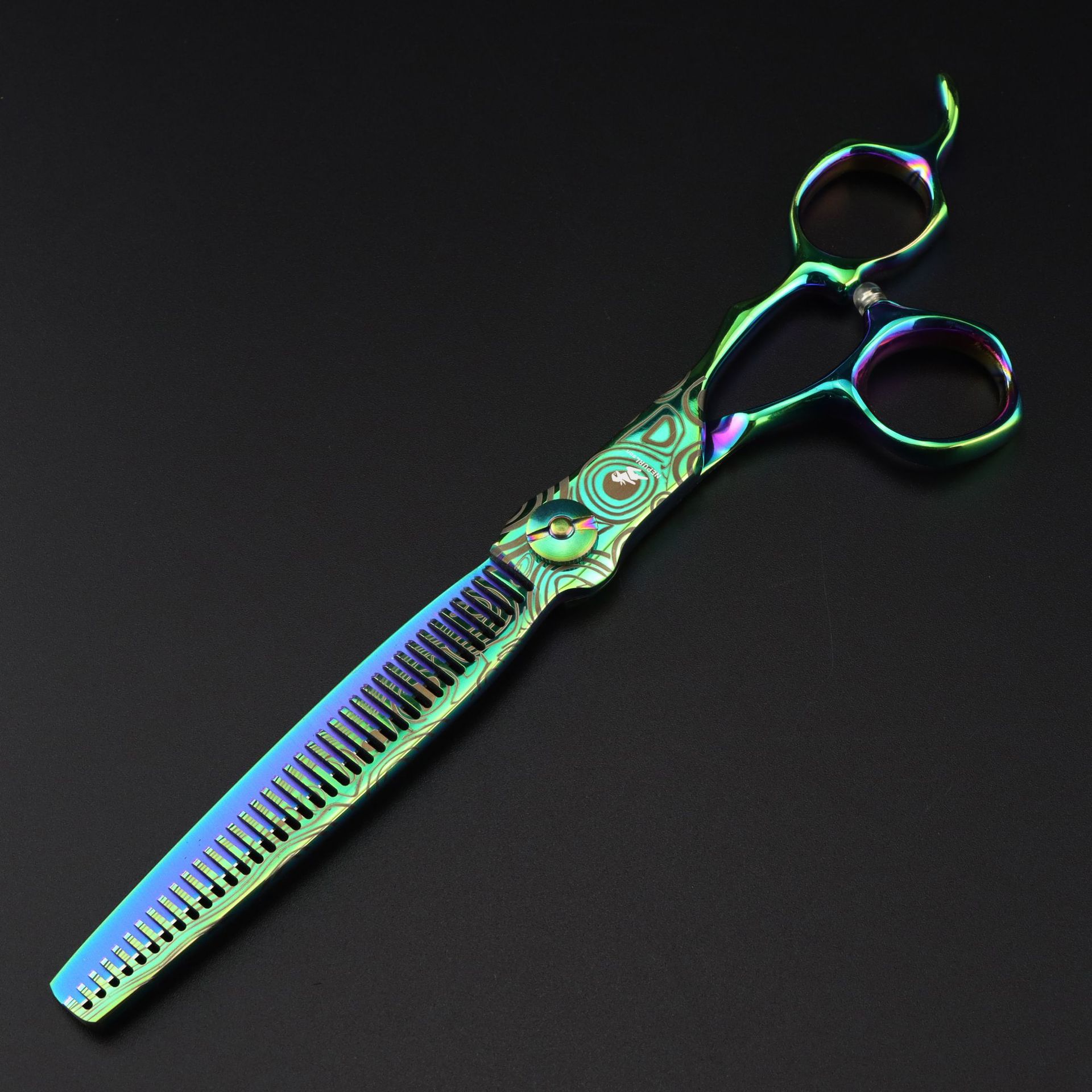 

Green 7.0 Nimpson, green steel, hair scissors, hair scissors, tooth scissors, thin scissors 7.0inch dental scissors cdm
