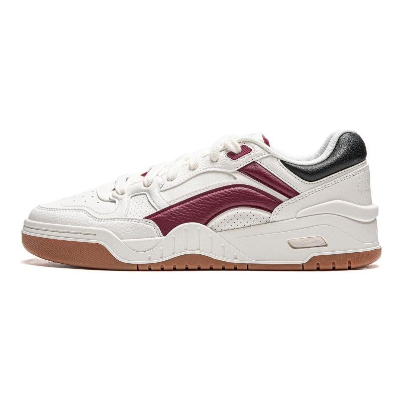 Li-Ning Moon White 2.0 Mens Low Top Skate Shoes White Red AGCU275-2 42