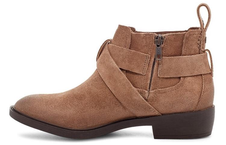 UGG Wylma Короткие ботинки на низком каблуке Кофейные Женские 1112390-CGND 36