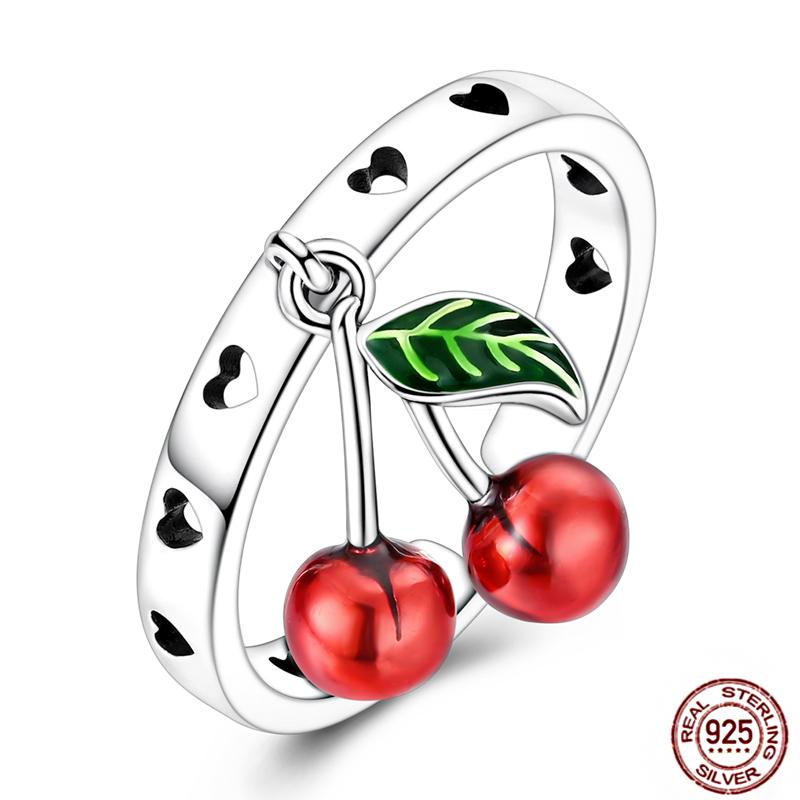 Free Size 925 Sterling Silver Ring Butterfly Sun Moon Sunflower Crystal Original Adjustable Rings for Women Wedding Jewelry Gift
