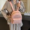 Lo zaino scolastico è popolare quest'anno, zaino alla moda con borchie 1011 primavera/estate da donna, mini zaino da viaggio in stile straniero