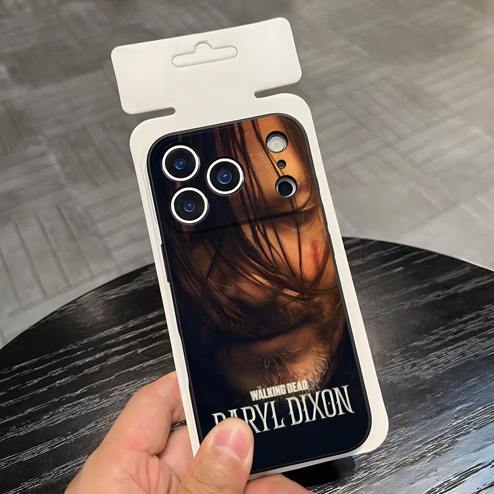 

The W-Walkings D-Dead Daryl Dixon Phone Case For IPhone 17 Air 16 E Pro Max 15 14 13 Mini 12 Pro 11 Max Plus Black Soft Shell iPhone 14ProMax