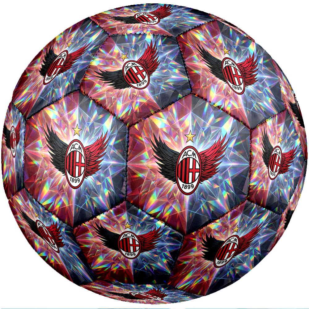 Pallone da calcio Tema AC Milan Taglia 5 Pallone da calcio Tocco Morbido Pallone da calcio per Allenamento Professionale per Sport all'Aperto