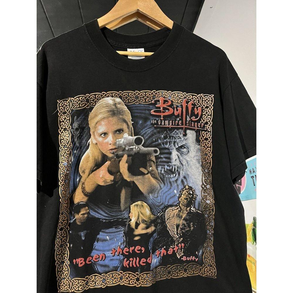 Buffy the Vampire Slayer TV Show Black Short Unisex T shirt Reprint KH12000 Unisex T-Shirt