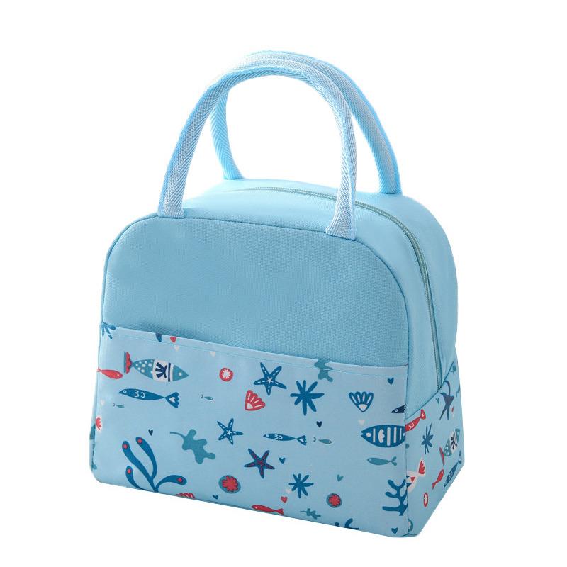 Lunch Bag Cooler Tote Portable Insulated Box Canvas Thermal Cold Food Container School Picnic For Men Women Kids Travel Lunchbox