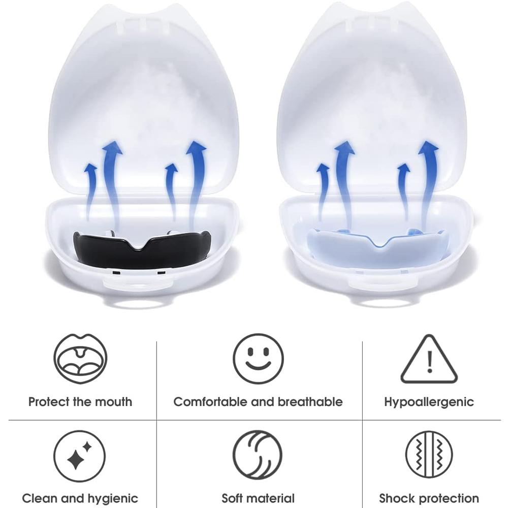 Chránič úst Gum Shield Profesionální chránič úst pro kontaktní sporty, rugby, 2ks