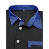 Nuova polo a maniche lunghe da uomo autunnale moda uomo maglietta con risvolto felpa top