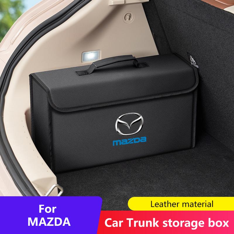 For Mazda 3 6 Alexa CX-30 CX-3 CX-5 CX-8 CX-9 2019 2020 2023 2025 Car Trunk Storage Box Foldable Stowing Tidying Bag Accessories