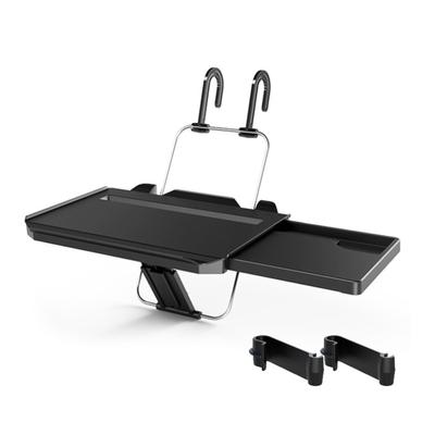 Car Steering Wheel Hanging Tray with A Goove for Tablet Cup Holder Eating Tray Laptop Desk for Eating Reading Working