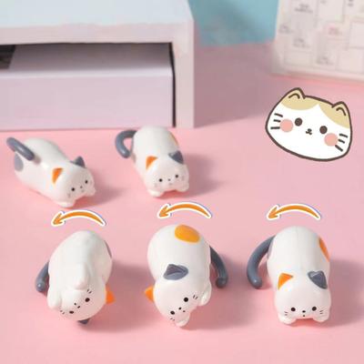 1/2/3/5/6/9Pcs/Set Wind-up Rolling Cat Toy Clockwork Spring Tumbling Kitten Interactive Stress Relief Christmas Goodie Bag Stuffers Party Favors