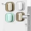 3Pcs/Set Silicone Door Stopper Punching Free Mute Stickers Door Handle Protection Pad Hardware Wall Mat Anti-collision Sticker