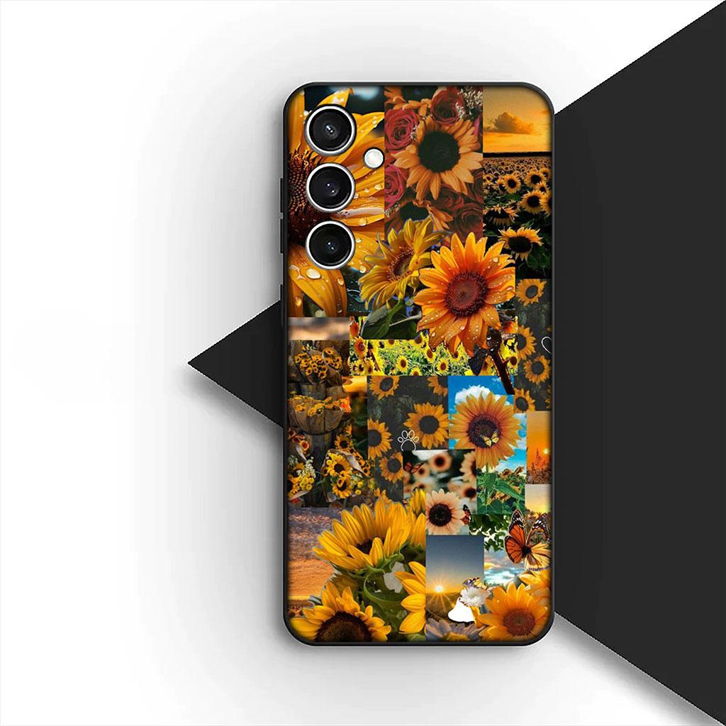 Handyhülle für Motorola Moto Edge 70 60 Fusion NEO Pro G Stylus G56 G96 G04 G05 20 Hülle Sonnenblume Gelbe Blume Schmetterling