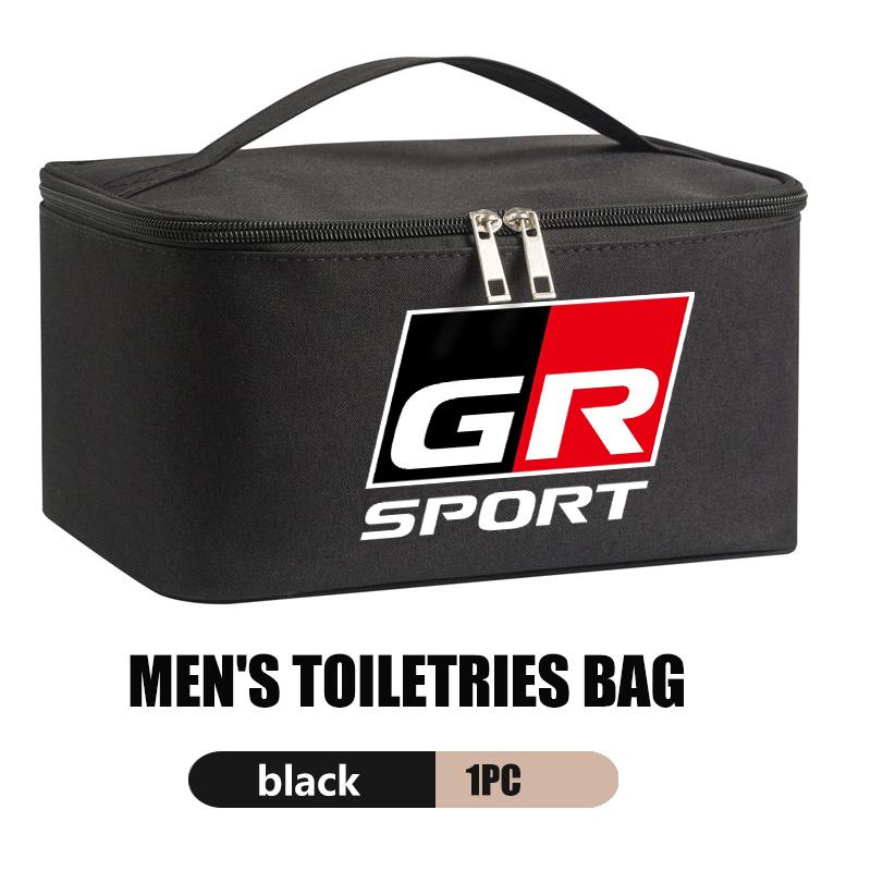 For Toyota Car Travel Portable Cosmetic Toiletries Bath Storage Bag GR sport Hilux Aygo TDR Yaris Corolla Rav4 CHR Auris