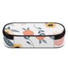 School Pencil Case 300D Polyester Practical Smooth Zipper with Main Compartment Mesh Pocket and Pen Slots for Everyday Study