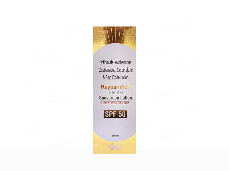 Raybarin-50 Sunscreen Lotion Spf 50 | 100 ml