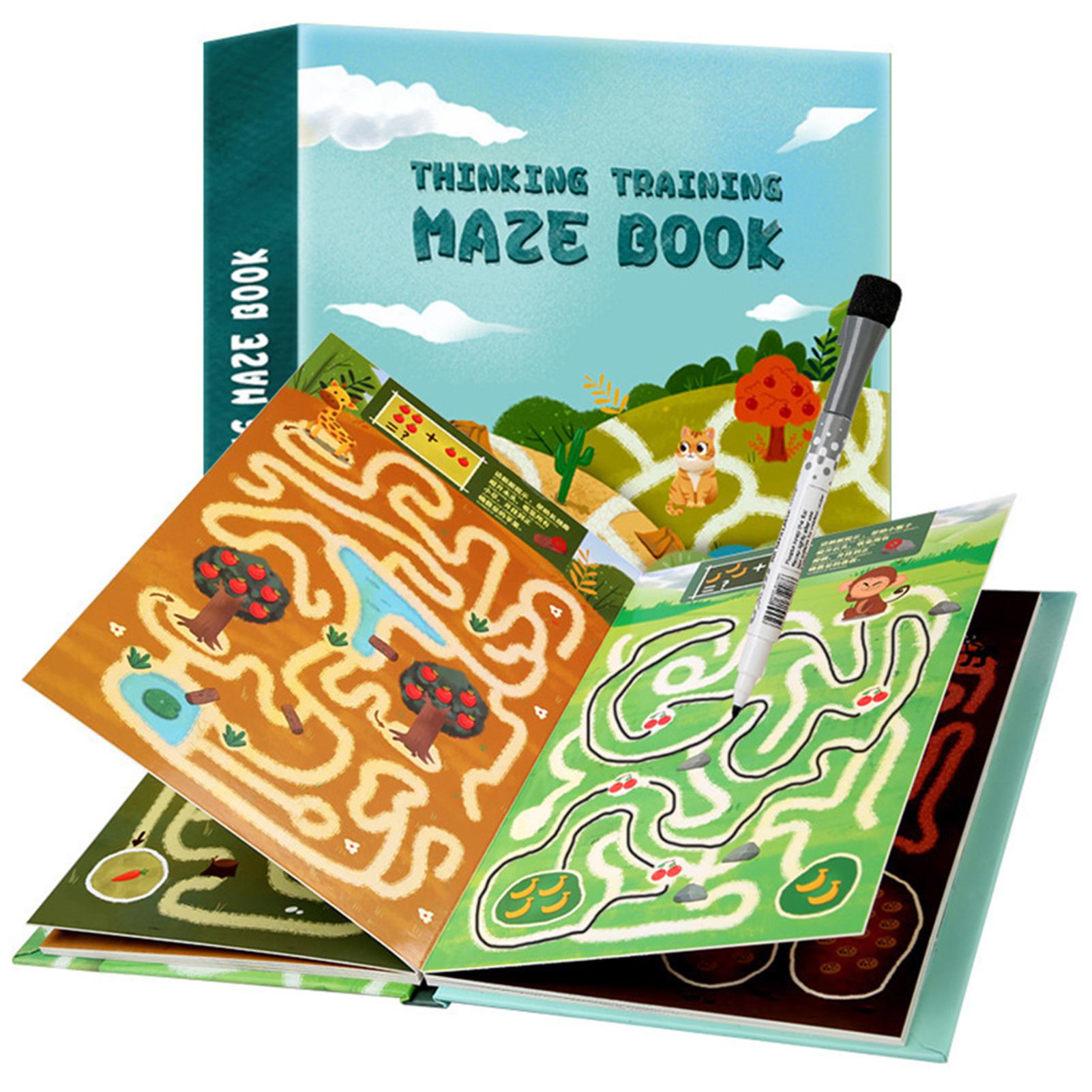 Training Maze Book Concentration Training Children Montessori Toys Gifts For Kid China Mainland