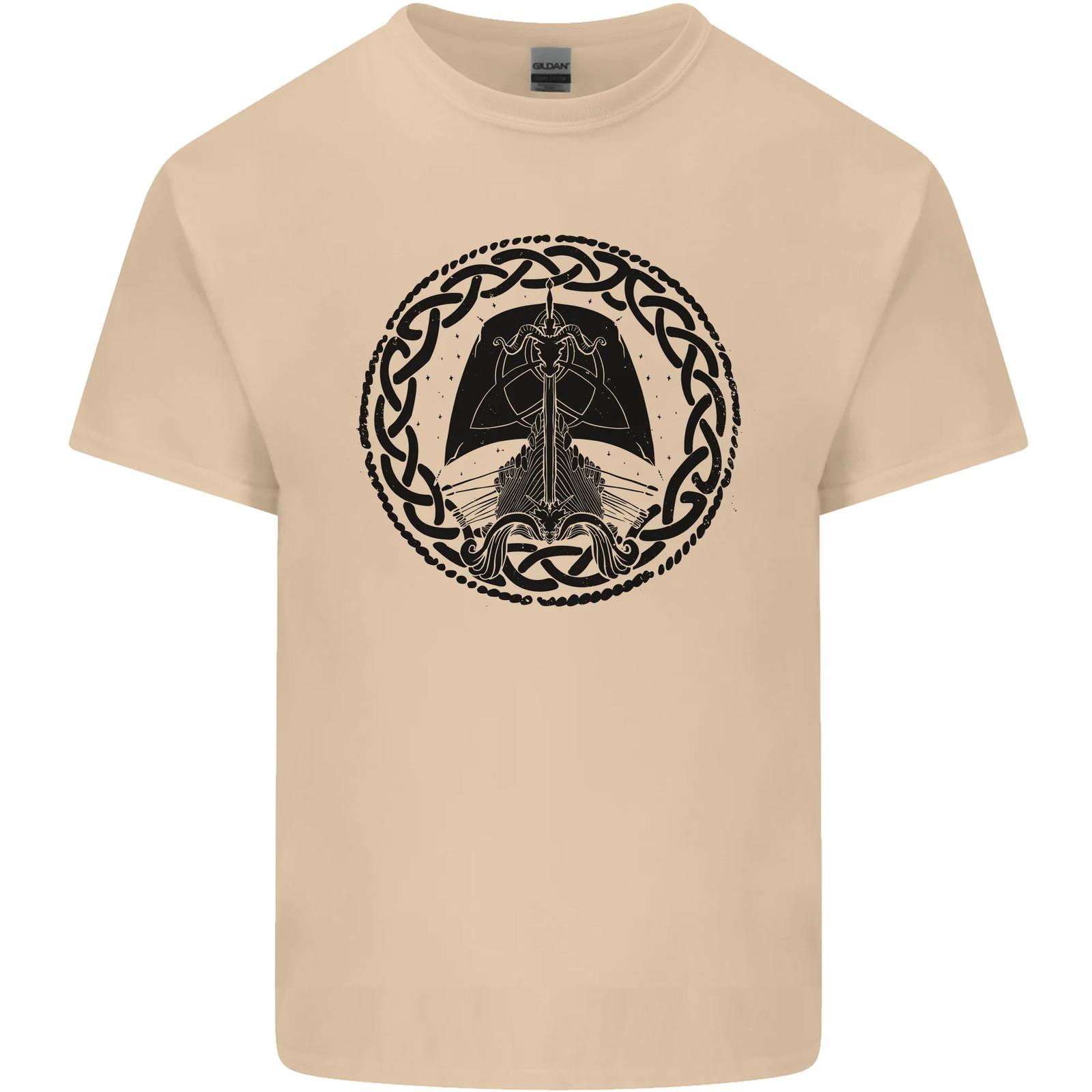 A Viking Ship Mens Cotton T-Shirt Tee Top XXXXL