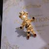 SKEDS Creative Cute Cartoon Topper Villain Brooch High-end Women Vintage Pin Fashion Corsage Design Accessories Exquisite Gifts