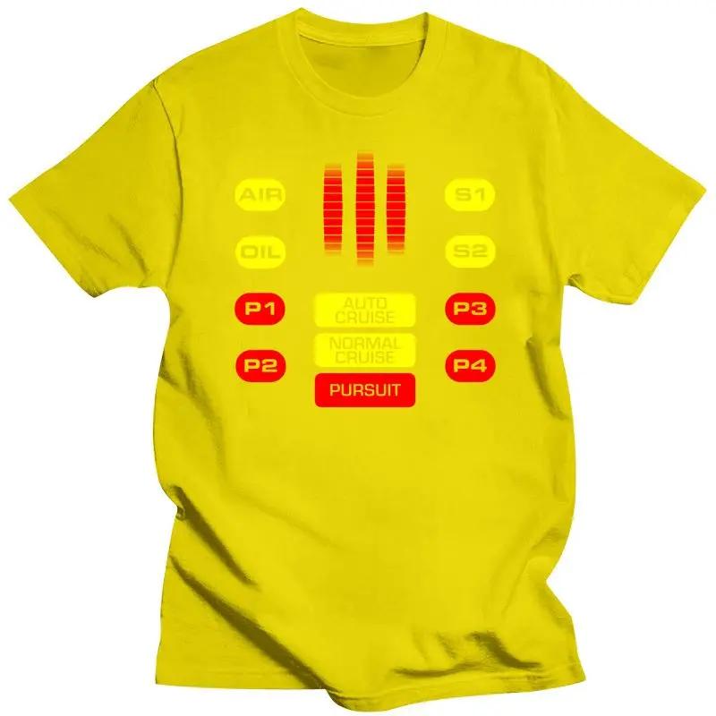 

2024 New Hot Knight KITT Control Panel Men s Print T-Shirt O-Neck 100% Cotton High Quality Fashion Top 4XL