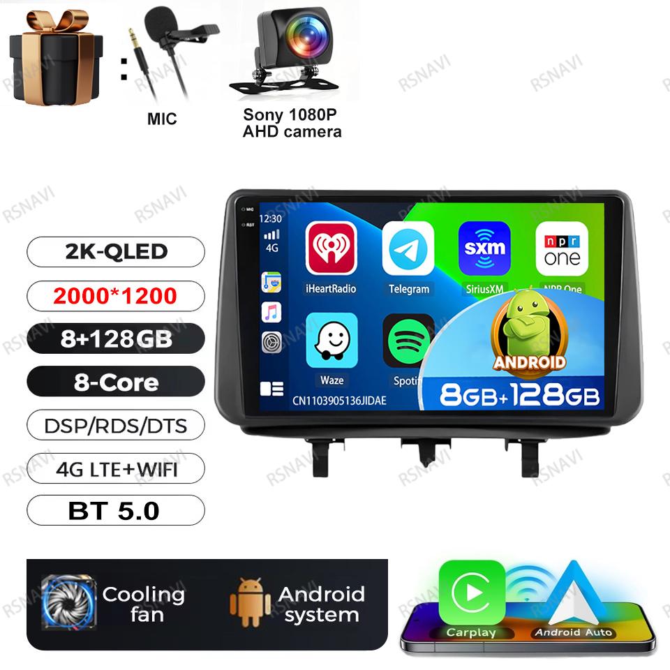 Car Radio Android 16 For Opel Meriva B 2009 2010 2011 - 2014 5G WIFI DSP Head Unit BT Viedo Player Stereo Wireless Carplay Auto