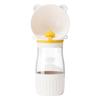 Portable Cute Bear Head Pet Water and Food Dispenser for Outdoor Travel