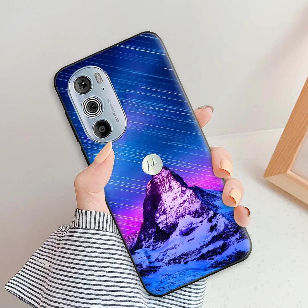 For Moto Edge 30 Pro Case Cover Edge30 Matte Silicone Case for Motorola Moto Edge 30 30Pro Fashion TPU Protective Back Cover