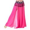 Shining Dancing Skirt Chiffon Show Costumes Fashion Belly Dance Skirt  Women