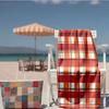 1pc Red Tartan Plaid Pattern 2D Printed Microfiber Beach Towel, Quick Dry Super Absorbent. Great for Beach, Pool