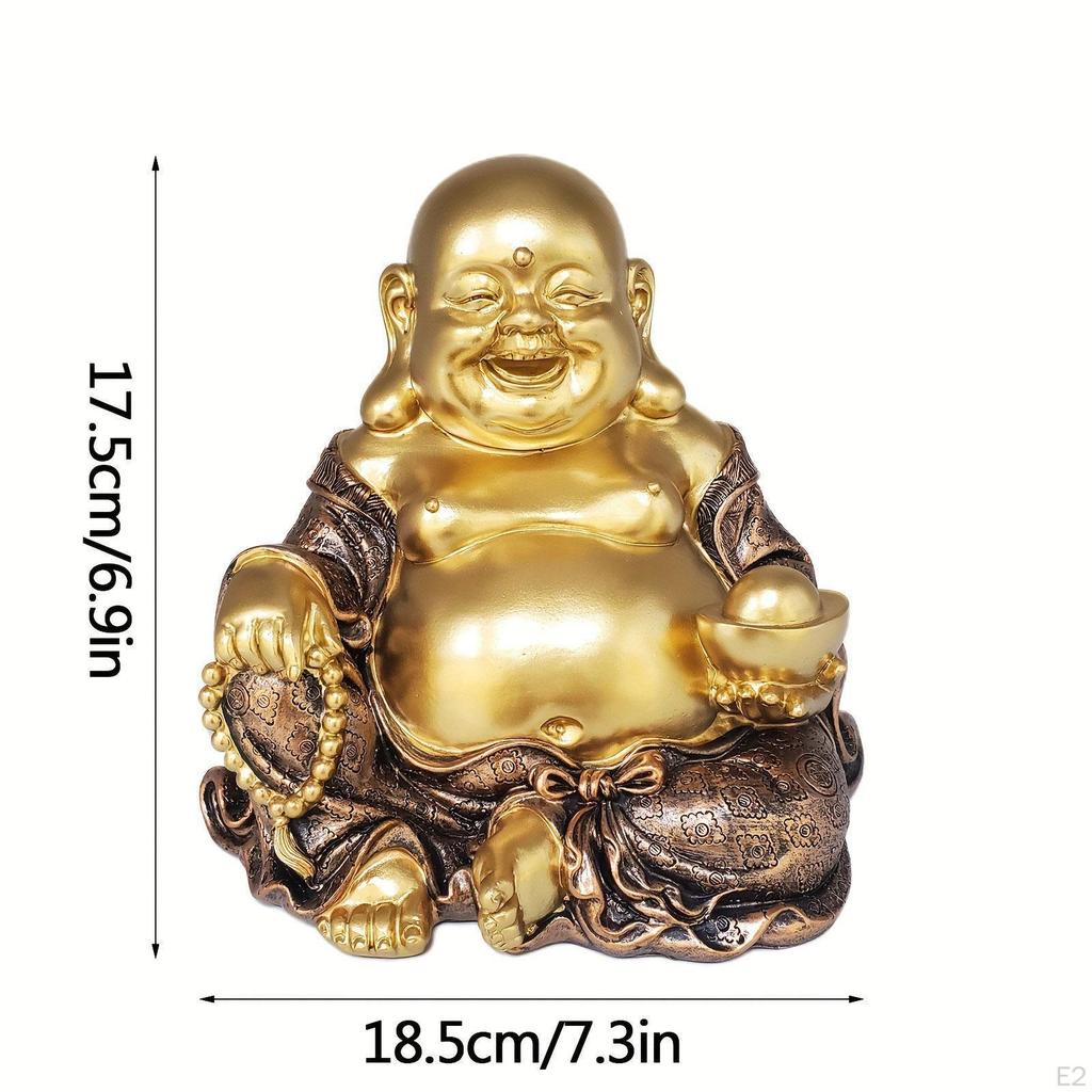 Abstract Thinker Buddha Statue Decoration for Tabletop Living Room Shelf Office Bookshelf Chinese