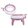 DIY Plastic Hand Knitting Sewing Machine Children Weaving Toy Tool Accessories(40 Needles)