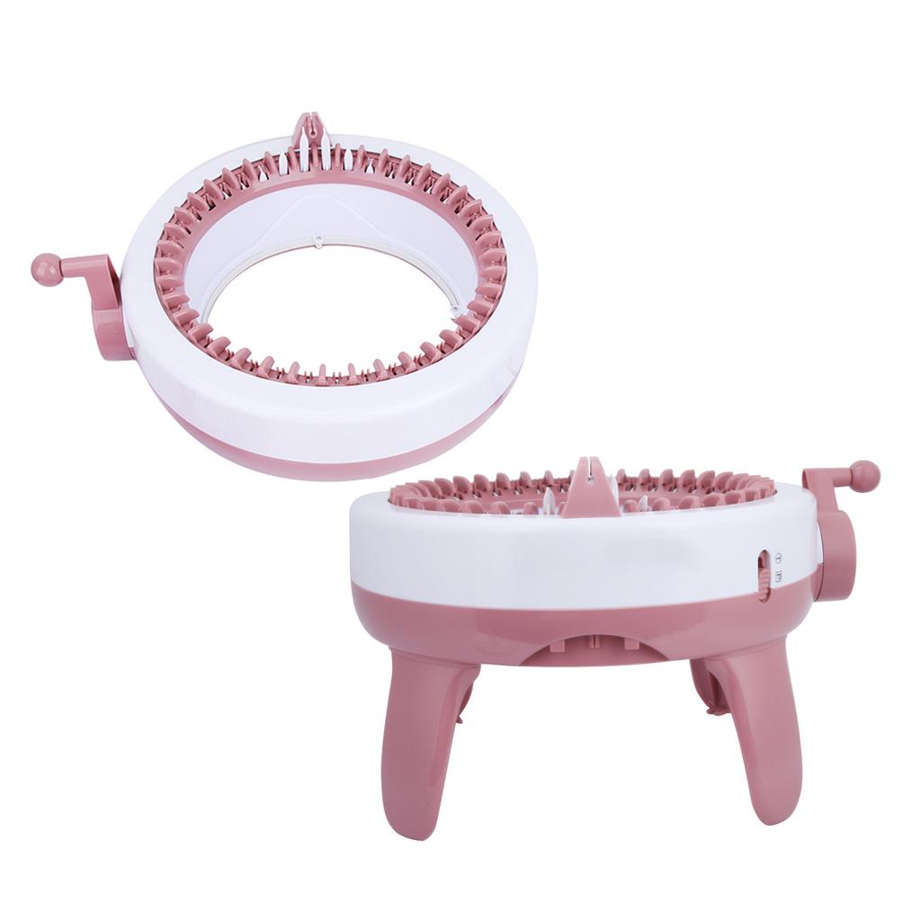 DIY Plastic Hand Knitting Sewing Machine Children Weaving Toy Tool Accessories(40 Needles)