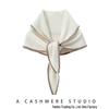 Women's Cashmere Shawl: Color-Block, Versatile Triangular Scarf and Neck Warmer, Stylish Casual Wear