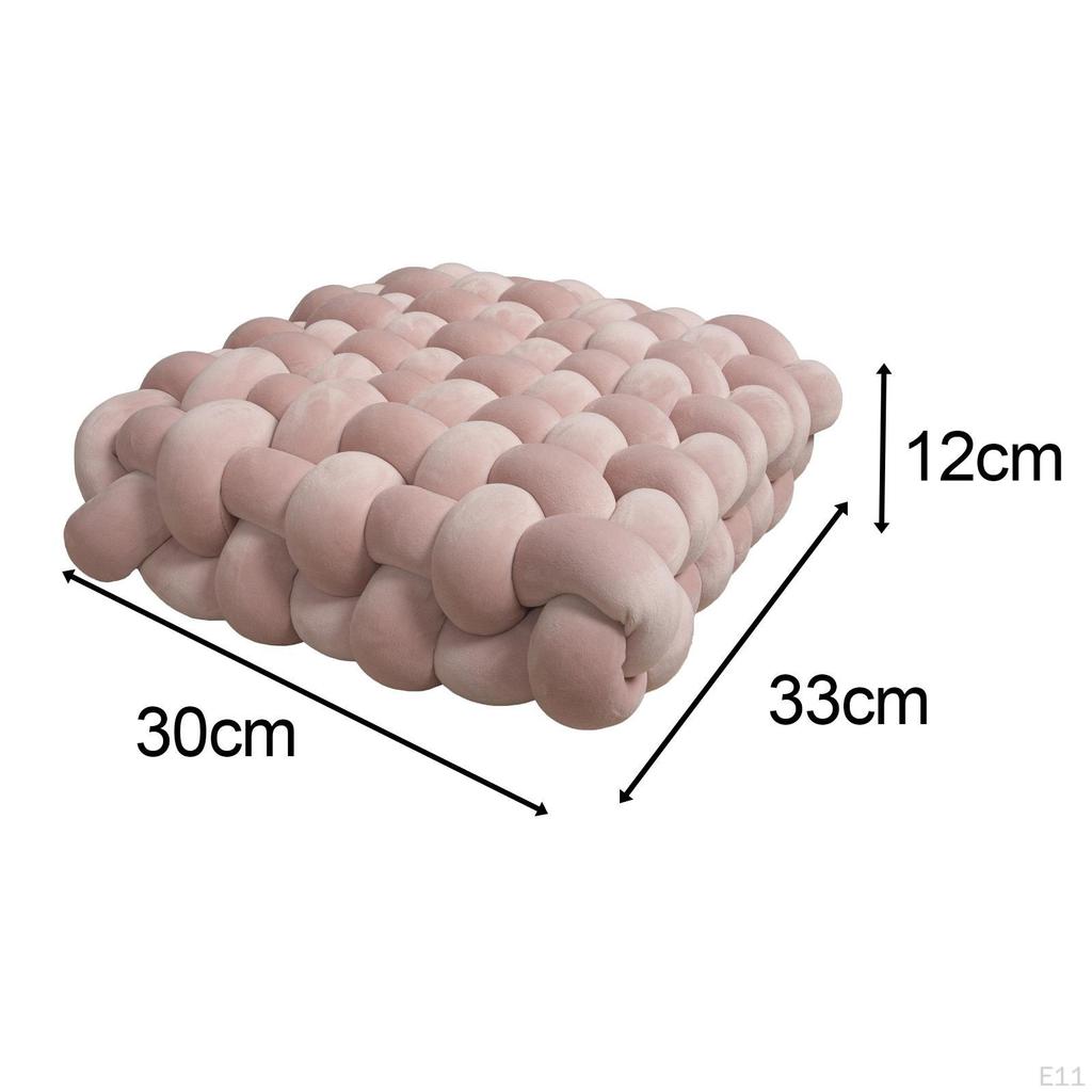 Decorative Throw Cushion Pillow Handmade Desktop Bedding Couch Knot