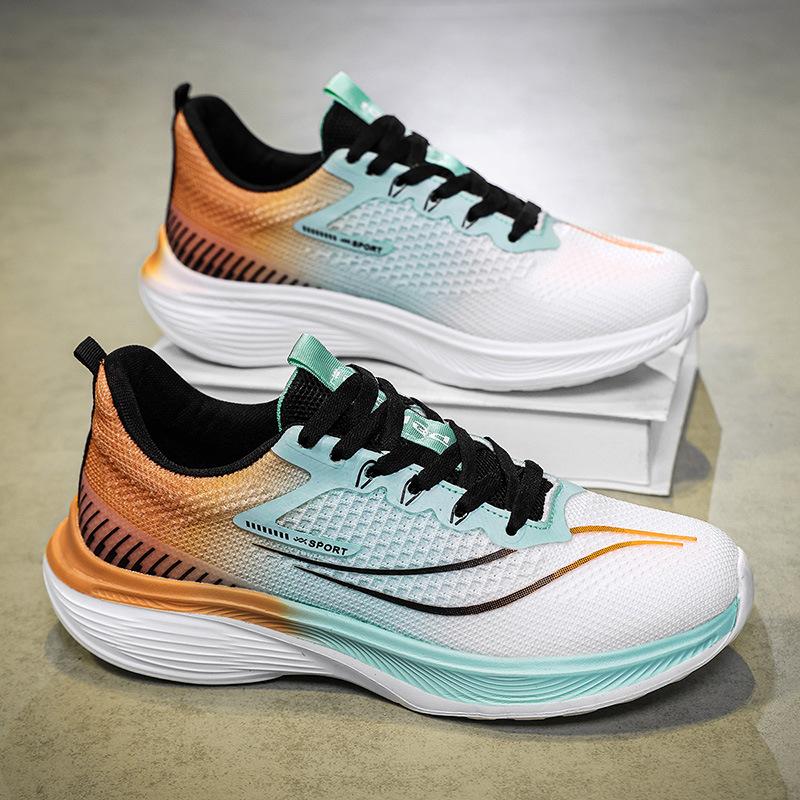 

Мужская обувь повседневная спортивная обувь удобная и модная крутая нескользящая износостойкая ультралегкая для бега универсальная обувь на мягкой подошве 44 оранжевый