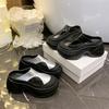 2025 New Bag Head Sandals Women's Shoes Summer New Lazy Muller Half Slippers Hole Shoes Beach Shoes Half Slippers