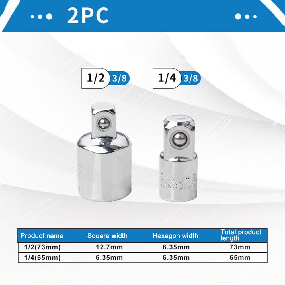 

2 шт. адаптер для гнезда масляного фильтра, редуктор, женский-мужской, стальной для 3-х кулачкового ключа для снятия масляного фильтра, инструмент для ремонта автомобиля серебряный