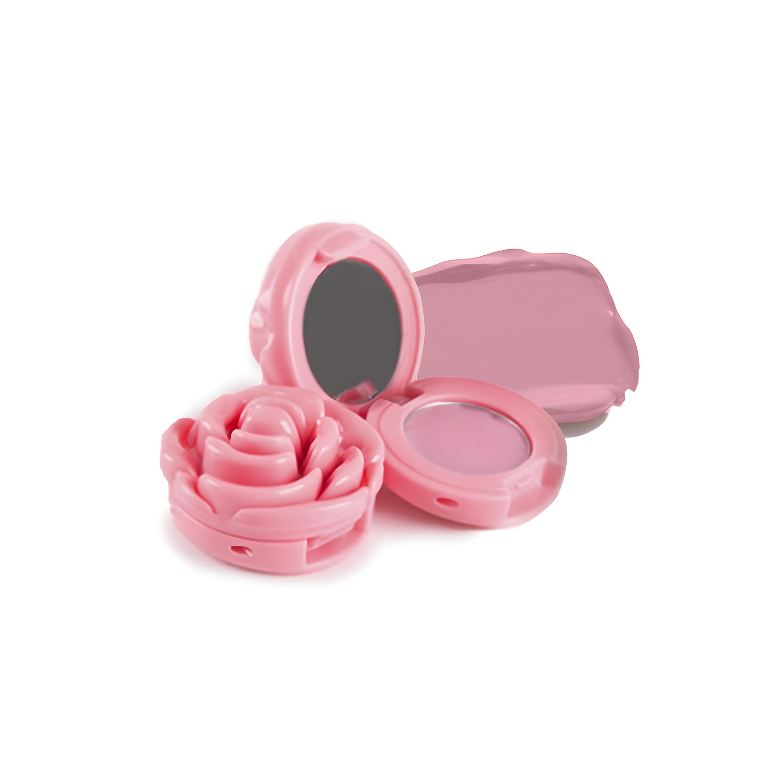 

Aopoka Lip Mud Цвет для губ и щек Блеск для губ Высокопигментированный Включает силиконовый горшочек French Rose, 4-цветный блеск, Полупрозрачный, Бальзам для девочек, Стойкий,