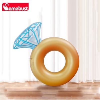 Camebust Inflatable Floating Swimming Pool Float Diamond Swim Ring Pool Mat Floats Tube Water Lounge for Valentine Gifts or Deco